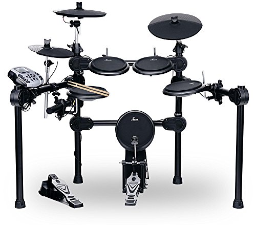 XDrum DD-520 E-Drum Set (elektronisches Schlagzeug, mit Sticks & Fußmaschine, Kopfhörer-Anschluss, 458 Sounds)  